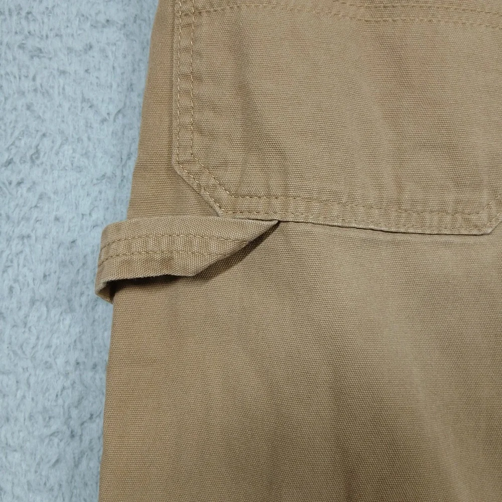 Wrangler Authentics Fleece Lined Work Pants Men's 40x30 Tan‎ Cotton
